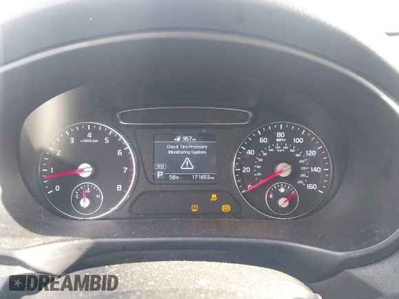 2019 Kia Sorento LX V6 with VIN 5XYPGDA54KG440649, listed as a IAAI auction lot 41843180 with 171,653 mi miles. Bid and sale history available at carsss.com. Image 7.