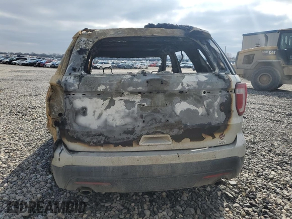 2017 Ford Explorer with VIN 1FM5K8BH3HGB58932, listed as a Copart auction lot 45324275 with Not Provided miles and Non Repairable. Bid and sale history available at carsss.com. Image 6.