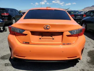 2015 Lexus RC 350 F Sport with VIN JTHHE5BC0F5002916, listed as a Copart auction lot 56970845 with 171,349 mi miles and Salvage title. Bid and sale history available at DreamBid. Image 6.