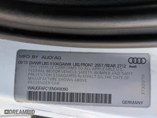 2014 Audi A6 2.0T Premium Plus with VIN WAUGFAFC1EN049090, listed as a Copart auction lot 45419945 with 154,062 mi miles and Salvage Title. Bid and sale history available at carsss.com. Image 13.