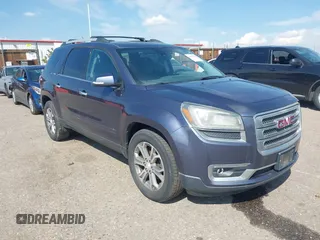 2014 GMC Acadia SLT z VIN 1GKKVSKD8EJ134802, wystawiony jako IAAI lot #42438344 z przebiegiem 162 353 mil mil oraz . Historia ofert i sprzedaży dostępna na DreamBid. Obrazek 1.