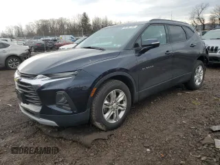 2020 Chevrolet Blazer LT z VIN 3GNKBCRS6LS571957, wystawiony jako Copart lot #46702155 z przebiegiem 59 382 mil mil oraz Szkoda całkowita • Salvage title. Historia ofert i sprzedaży dostępna na DreamBid. Obrazek 1.