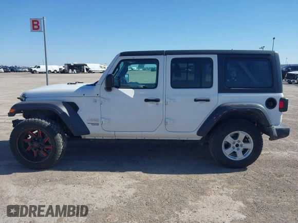 2021 Jeep Wrangler Unlimited Willys z VIN 1C4HJXDN3MW525460, wystawiony jako IAAI lot #41770265 z przebiegiem 76 480 mil mil oraz . Historia ofert i sprzedaży dostępna na DreamBid. Obrazek 15.