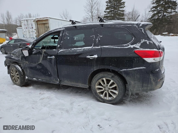 2015 Nissan Pathfinder Platinum with VIN 5N1AR2MM4FC658930, listed as a Copart auction lot 47400155 with 197,442 mi miles and Salvage Title. Bid and sale history available at carsss.com. Image 2.