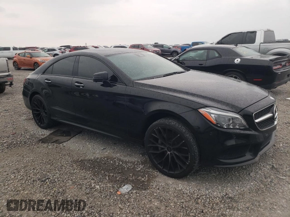 2016 Mercedes-Benz CLS 550 with VIN WDDLJ7DB3GA179515, listed as a Copart auction lot 60130015 with 123,147 mi miles and Salvage title. Bid and sale history available at DreamBid. Image 4.