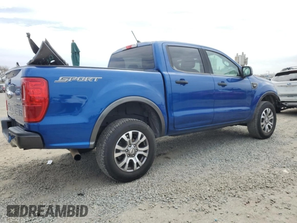 2020 Ford Ranger XL with VIN 1FTER4EH2LLA25325, listed as a Copart auction lot 49509975 with 61,780 mi miles and Salvage Title. Bid and sale history available at carsss.com. Image 3.