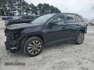 2021 Toyota RAV4 XLE Premium with VIN 2T3C1RFV9MW162776, listed as a Copart auction lot 55336675 with 79,060 mi miles and Salvage title. Bid and sale history available at DreamBid. Image 1.