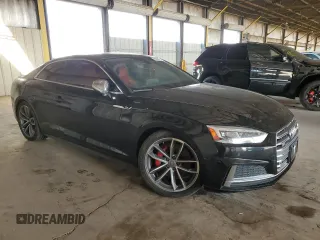 2018 Audi S5 Premium Plus z VIN WAUP4AF58JA021313, wystawiony jako Copart lot #49004615 z przebiegiem 40 551 mil mil oraz Czysty tytuł • Clean title. Historia ofert i sprzedaży dostępna na DreamBid. Obrazek 4.