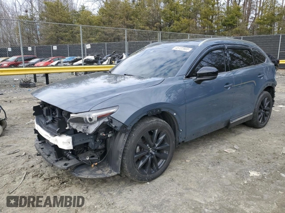 2021 Mazda CX-9 Grand Touring with VIN JM3TCBDY8M0512179, listed as a Copart auction lot 45722665 with 50,029 mi miles and Salvage Title. Bid and sale history available at carsss.com. Image 1.