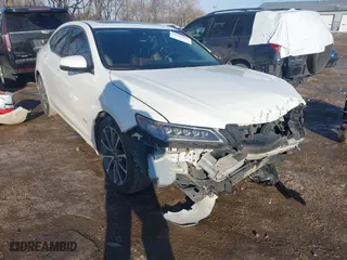 2015 Acura TLX V6 Tech with VIN 19UUB2F57FA000690, listed as a IAAI auction lot 41391337 with 171,793 mi miles. Bid and sale history available at carsss.com. Image 1.