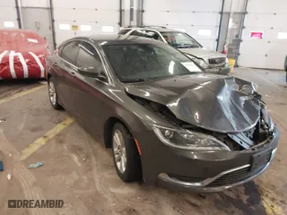 2015 Chrysler 200 Limited with VIN 1C3CCCAB5FN671783, listed as a IAAI auction lot 41587636 with 95,968 mi miles. Bid and sale history available at carsss.com. Image 1.