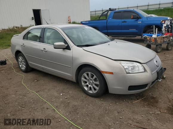 2009 Mercury Milan with VIN 3MEHM07Z09R603974, listed as a Copart auction lot 59268235 with 58,573 mi miles and Clean title. Bid and sale history available at DreamBid. Image 4.