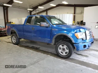 2010 Ford F-150 XL with VIN 1FTFX1EV9AFA79019, listed as a Copart auction lot 52525765 with 156,466 mi miles and Salvage Title. Bid and sale history available at carsss.com. Image 4.