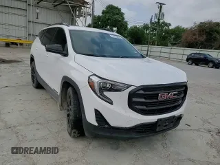 2020 GMC Terrain SLE with VIN 3GKALMEV9LL273196, listed as a Copart auction lot 57219035 with 128,763 mi miles and Salvage title. Bid and sale history available at DreamBid. Image 14.