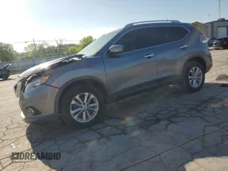 2016 Nissan Rogue SV z VIN KNMAT2MV9GP679605, wystawiony jako Copart lot #54186505 z przebiegiem 174 471 mil mil oraz Szkoda całkowita • Salvage title. Historia ofert i sprzedaży dostępna na DreamBid. Obrazek 1.