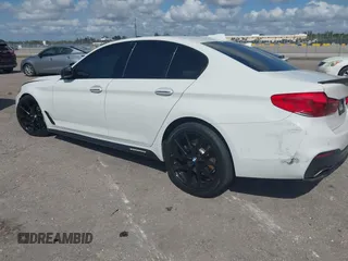 2018 BMW 5 Series 540i with VIN WBAJE5C50JWA95412, listed as a IAAI auction lot 41502258 with 74,150 mi miles and . Bid and sale history available at carsss.com. Image 3.
