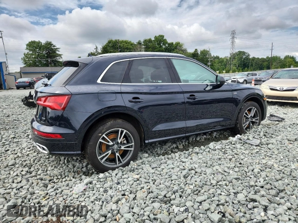 2020 Audi Q5 Premium with VIN WA1G2AFY8L2049753, listed as a Copart auction lot 64351565 with Not provided miles and Salvage title. Bid and sale history available at DreamBid. Image 3.
