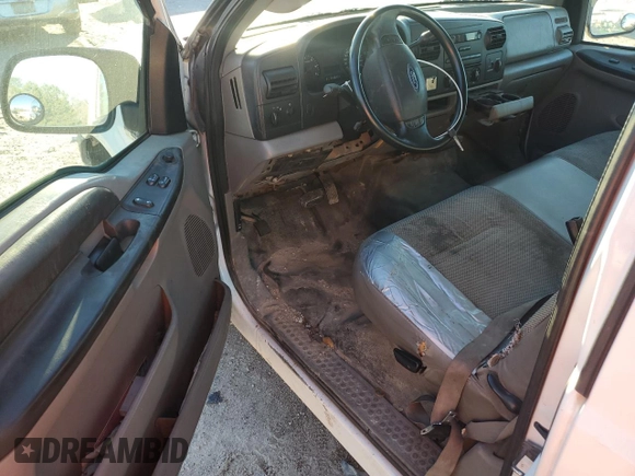2006 Ford F-250 XL with VIN 1FTSX20566ED26991, listed as a Copart auction lot 41617325 with Not provided miles and Salvage title. Bid and sale history available at DreamBid. Image 8.