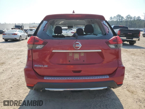 2017 Nissan Rogue S with VIN JN8AT2MT6HW403702, listed as a Copart auction lot 46864555 with 66,035 mi miles and Salvage Title. Bid and sale history available at carsss.com. Image 6.