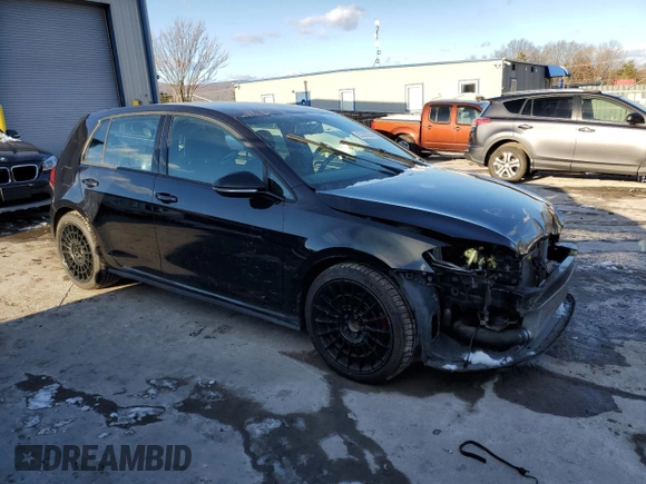 2015 Volkswagen Golf GTI SE with VIN 3VW5T7AU6FM008064, listed as a Copart auction lot 83295574 with 151,753 mi miles and Salvage Title. Bid and sale history available at carsss.com. Image 4.