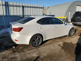 2008 Lexus IS 250 with VIN JTHBK262785072270, listed as a Copart auction lot 46375645 with 197,215 mi miles and Clean Title. Bid and sale history available at carsss.com. Image 3.