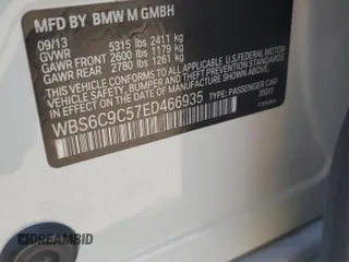 2014 BMW M6 z VIN WBS6C9C57ED466935, wystawiony jako Copart lot #46622715 z przebiegiem 78 015 mil mil oraz Czysty tytuł • Clean title. Historia ofert i sprzedaży dostępna na DreamBid. Obrazek 12.