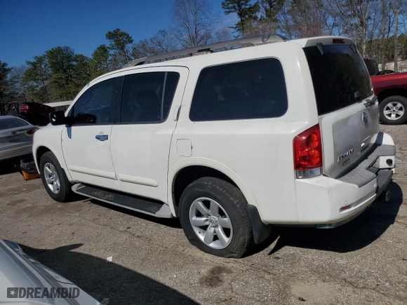 2011 Nissan Armada Platinum with VIN 5N1AA0NC3BN611176, listed as a Copart auction lot 46277345 with NaN miles and Clean Title. Bid and sale history available at carsss.com. Image 2.