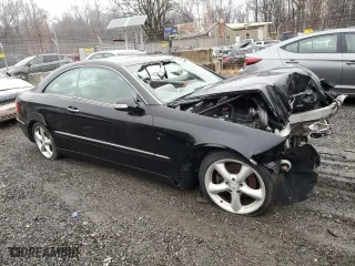 2003 Mercedes-Benz CLK-Class 3.2L with VIN WDBTJ65JX3F059510, listed as a Copart auction lot 82987094 with 0 mi miles and Salvage Title. Bid and sale history available at carsss.com. Image 4.