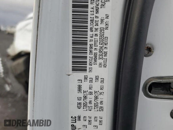 2013 Ram 2500 Laramie with VIN 3C6UR5NL6DG592293, listed as a Copart auction lot 82389574 with 189,313 mi miles and Salvage title. Bid and sale history available at DreamBid. Image 14.