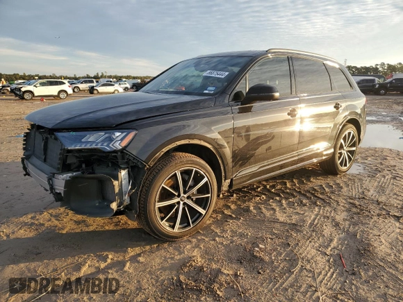 2020 Audi Q7 Prestige with VIN WA1VXAF78LD005739, listed as a Copart auction lot 86875444 with 45,505 mi miles and Salvage title. Bid and sale history available at DreamBid. Image 1.