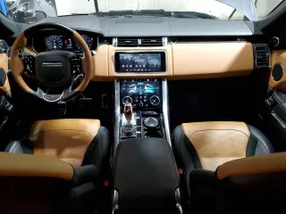 2021 Land Rover Range Rover Sport SVR z VIN SALWZ2RE2MA775371, wystawiony jako Copart lot #84211924 z przebiegiem 23 017 mil mil oraz Szkody całkowita. Historia ofert i sprzedaży dostępna na DreamBid. Obrazek 8.