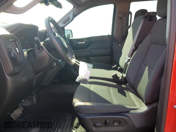 2022 Chevrolet Silverado 1500 Custom with VIN 1GCPABEK0NZ516377, listed as a Copart auction lot 52199015 with 51,751 mi miles and Salvage Title. Bid and sale history available at DreamBid. Image 7.