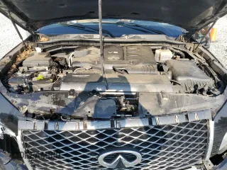 2017 Infiniti QX80 Signature Edition with VIN JN8AZ2NE3H9158323, listed as a Copart auction lot 59137865 with 150,849 mi miles and Salvage title. Bid and sale history available at DreamBid. Image 12.
