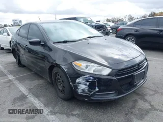 2016 Dodge Dart SE with VIN 1C3CDFAA4GD517174, listed as a IAAI auction lot 41775231 with 105,394 mi miles. Bid and sale history available at carsss.com. Image 1.