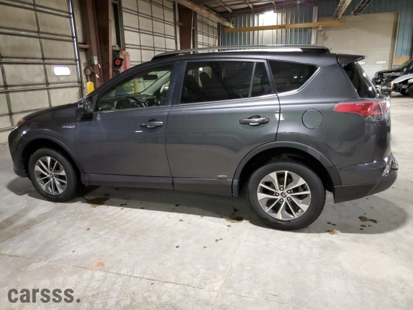 2017 Toyota RAV4 Hybrid XLE with VIN JTMRJREV9HD126701, listed as a Copart auction lot 49251405 with 195,383 mi miles and Salvage Title. Bid and sale history available at carsss.com. Image 2.