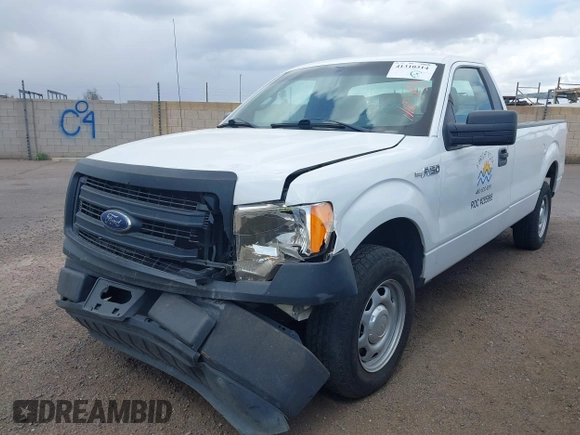 2014 Ford F-150 XL with VIN 1FTMF1CM4EKE98669, listed as a IAAI auction lot 41927986 with 133,246 mi miles and . Bid and sale history available at DreamBid. Image 17.