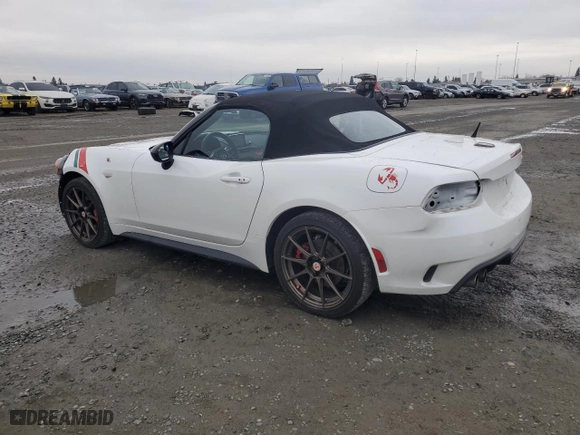 2020 FIAT 124 Spider Abarth with VIN JC1NFAEKXL0145861, listed as a Copart auction lot 84888424 with 20,429 mi miles and Salvage Title. Bid and sale history available at carsss.com. Image 2.