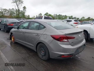 2020 Hyundai Elantra SE with VIN KMHD74LF5LU022637, listed as a IAAI auction lot 41946099 with 20,482 mi miles. Bid and sale history available at carsss.com. Image 3.
