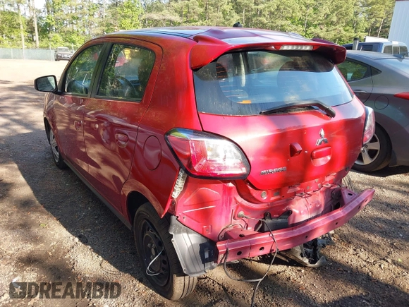 2022 Mitsubishi Mirage ES z VIN ML32AUHJ7NH006528, wystawiony jako IAAI lot #42147115 z przebiegiem 49 761 mil mil oraz . Historia ofert i sprzedaży dostępna na DreamBid. Obrazek 3.