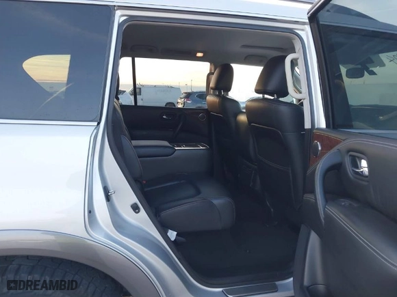 2019 Nissan Armada SL with VIN JN8AY2ND4KX008864, listed as a IAAI auction lot 41328904 with 56,277 mi miles. Bid and sale history available at carsss.com. Image 8.