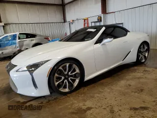 2021 Lexus LC 500h с VIN JTHKPAAY8MA101333, выставлен на аукционе Copart как лот 56131275 с пробегом 58 084 миль миль и Списание • Salvage title. История ставок и продаж доступна на DreamBid. Изображение 1.