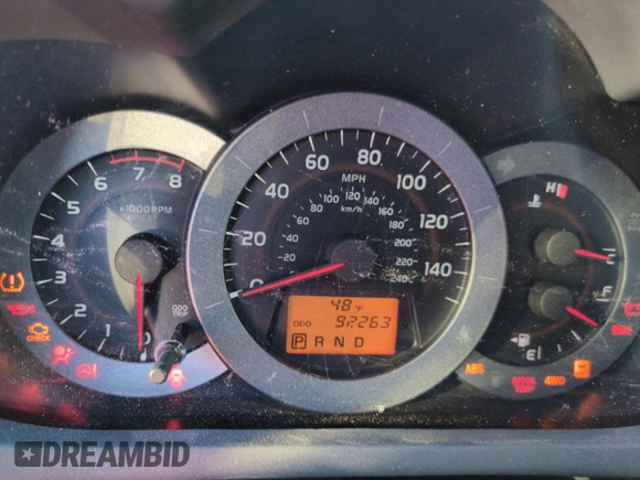 2012 Toyota RAV4 Sport with VIN JTMRK4DV5C5107440, listed as a Copart auction lot 46934795 with 92,263 mi miles and Salvage title. Bid and sale history available at DreamBid. Image 9.