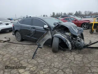 2017 Ford Fusion Titanium with VIN 3FA6P0K98HR146567, listed as a Copart auction lot 46335525 with Not provided miles and Salvage title. Bid and sale history available at DreamBid. Image 4.