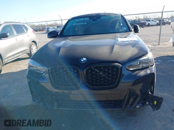 2023 BMW X4 xDrive30i with VIN 5UX33DT00P9S00002, listed as a IAAI auction lot 41674075 with 30,442 mi miles and . Bid and sale history available at DreamBid. Image 11.