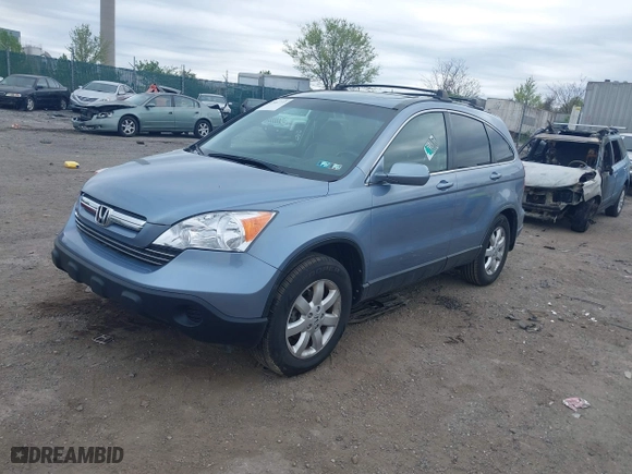 2007 Honda CR-V EX-L with VIN JHLRE48727C041226, listed as a IAAI auction lot 42087233 with 133,305 mi miles. Bid and sale history available at carsss.com. Image 2.