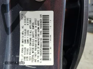 2016 Honda Accord Sedan LX with VIN 1HGCR2F34GA051782, listed as a Copart auction lot 49348985 with 83,854 mi miles and Salvage Title. Bid and sale history available at carsss.com. Image 12.