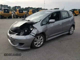 2010 Honda Fit Sport with VIN JHMGE8H45AC005862, listed as a Copart auction lot 56316245 with 117,643 mi miles and Salvage title. Bid and sale history available at DreamBid. Image 1.