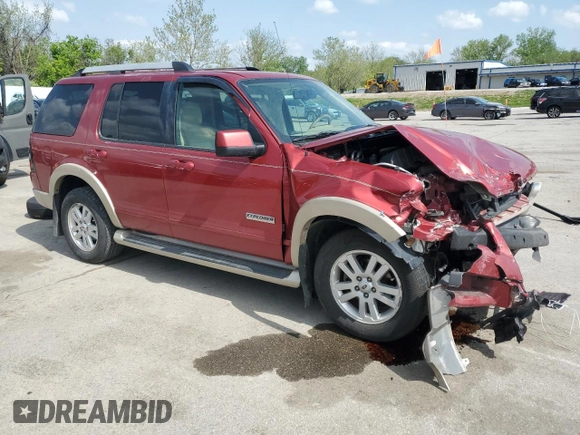 2006 Ford Explorer Eddie Bauer z VIN 1FMEU74E66UA43716, wystawiony jako Copart lot #54717655 z przebiegiem 191 275 mil mil oraz Szkoda całkowita • Salvage title. Historia ofert i sprzedaży dostępna na DreamBid. Obrazek 4.