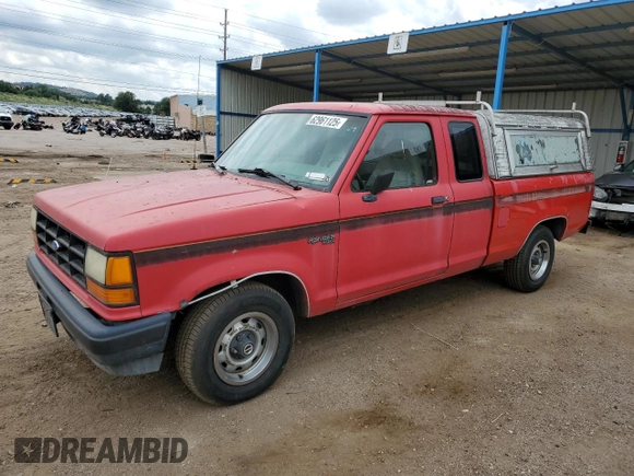1992 Ford Ranger z VIN 1FTCR14U3NPA43414, wystawiony jako Copart lot #62961125 z przebiegiem 50 828 mil mil oraz Czysty tytuł • Clean title. Historia ofert i sprzedaży dostępna na DreamBid. Obrazek 1.