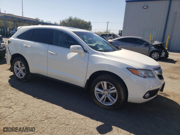 2014 Acura RDX Tech Pkg with VIN 5J8TB3H57EL017913, listed as a Copart auction lot 73977524 with 180,511 mi miles and Salvage Title. Bid and sale history available at carsss.com. Image 4.
